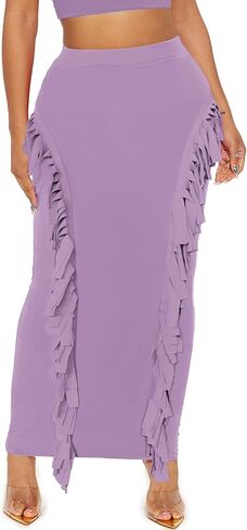 جناح تاسيل الجانبين للسيدات مرنة مرنة قلم رصاص طويل الخصر in Kuwait