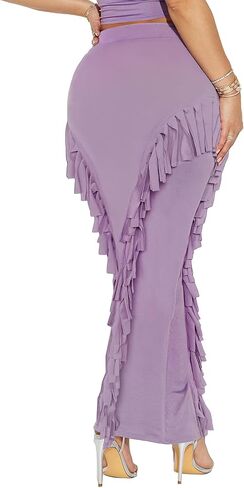 جناح تاسيل الجانبين للسيدات مرنة مرنة قلم رصاص طويل الخصر in Kuwait