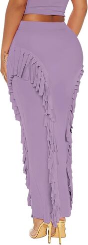 جناح تاسيل الجانبين للسيدات مرنة مرنة قلم رصاص طويل الخصر in Kuwait