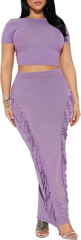 جناح تاسيل الجانبين للسيدات مرنة مرنة قلم رصاص طويل الخصر in Kuwait