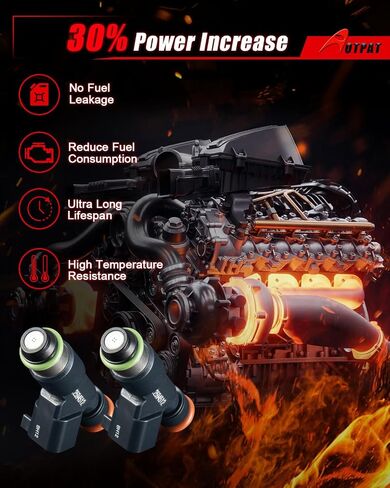 Fuel Injectors Fit for:-Chevy Silverado 1500 2007-2009 Tahoe 2007-2009 Suburban 1500 2007-2009 for:-GMC Sierra 1500 2007-2009 Yukon 2007-2009, 4.3L 4.8L 5.3L 6.0L 6.2L, OE Replacement# 12594512 in Saudi Arabia