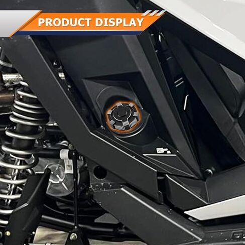 غطاء خزان الغاز CNC Weisen ، 6061 غطاء خزان وقود الألومنيوم استبدال #2522069 متوافق مع Polaris RZR Pro XP/Turbo R/Ranger General Fit Sportman Fit Scrambler 4Red) in Saudi Arabia