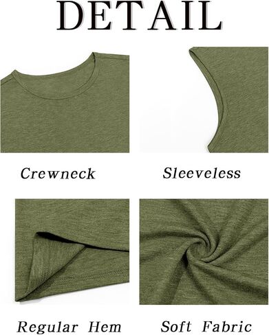 Runcati Mens Workout Tank Tops Sleeveless Gym Muscle Athletic T Shirts Casual Summer Beach Tops in Saudi Arabia