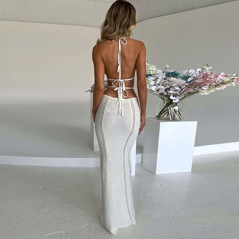 nufiwi نساء عاريات جوفاء خارج لباس طويل فستان مثير ياكسي ماكسي فستان bodycon السباغيتي حزام كوكتيل حفلة midi in Kuwait