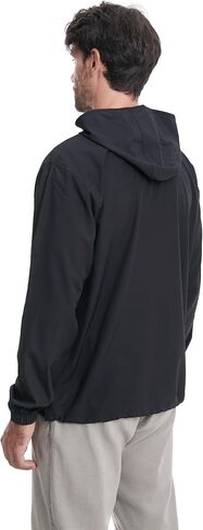 clothin Mens Lightweight Running Jacket with Hood Zip Pockets for Fishing Hiking Travel in Saudi Arabia