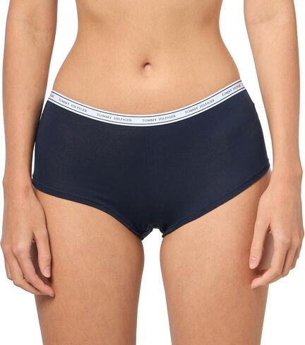 Tommy Hilfiger Women's Classic Cotton Logoband Boyshort 5-Pack in Saudi Arabia
