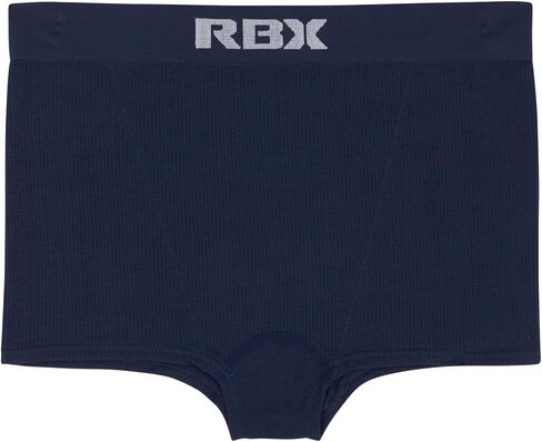 موجزات RBX النشطة عالية الخصر للنساء boyshorts مضلعة عالية الملابس الداخلية متعددة المحبوهة اللباس الداخلي 3 عبوات in Saudi Arabia