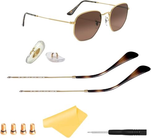 Replacement Temple Arm,Temple Tips for Ray ban RB3447 RB3547N RB3548N RB3647N Sunglasses,withScrews/Screwdriver. in Saudi Arabia