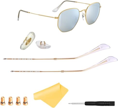 Replacement Temple Arm,Temple Tips for Ray ban RB3447 RB3547N RB3548N RB3647N Sunglasses,withScrews/Screwdriver. in Saudi Arabia