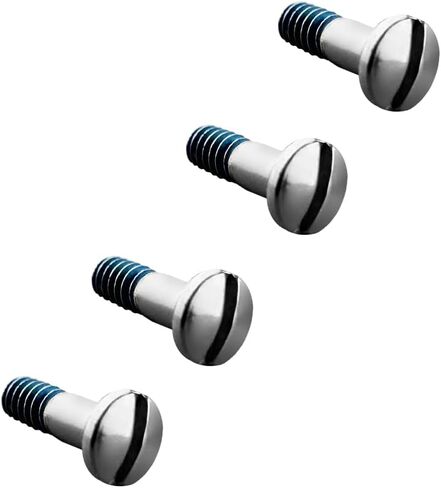 Screws fit for Ray Ban Justin Frames RB4165 RB4371 Wayfarer RB2132 Screws 4 with Screwdriver 1 (Silver) in Saudi Arabia