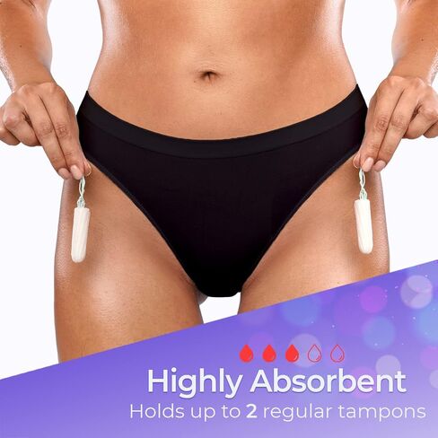 Leak Free Period Underwear for Women & Teens - With 10 Wipes & Storage Bag in Saudi Arabia