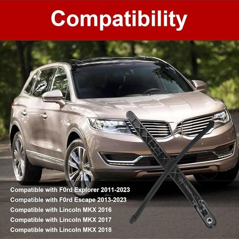 ماسحة الزجاج الأمامي الخلفي ، مجموعة شفرة ذراع المسحة متوافقة مع F0RD 2011-2023 Explorer/2013-2023 Escape REAL ARM ARM COPBLY ، OE Style BB5Z17528-A in Saudi Arabia