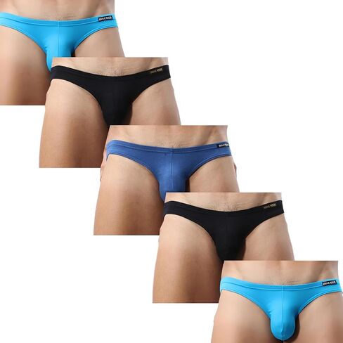 TAPUU Mens Low Rise Bikini Briefs Underwear with Pouch in Saudi Arabia