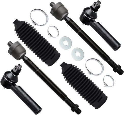طقم التعليق 6-PC ملاءمة لـ Tacoma 2005-2018 INNER OUTER ROD ROD END AND STEERING RACK PROTION in Kuwait