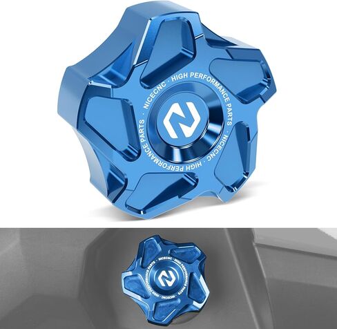 RZR Aluminum Fuel Tank Cap Fuel Gas Cap Compatible with Polaris XP 4 2013-2018, Scrambler XP 1000 2016-2021, Sportsman Touring 570 2014-2017, See Fitments Black in Kuwait