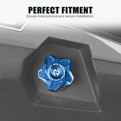 RZR Aluminum Fuel Tank Cap Fuel Gas Cap Compatible with Polaris XP 4 2013-2018, Scrambler XP 1000 2016-2021, Sportsman Touring 570 2014-2017, See Fitments Black in Kuwait