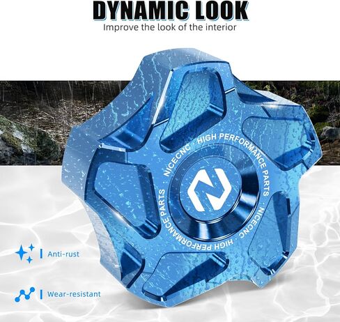 RZR Aluminum Fuel Tank Cap Fuel Gas Cap Compatible with Polaris XP 4 2013-2018, Scrambler XP 1000 2016-2021, Sportsman Touring 570 2014-2017, See Fitments Black in Kuwait