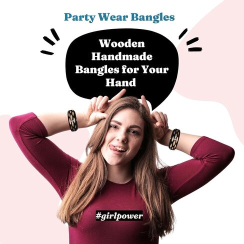 Handmade Natural Wooden Bangles,Stylish Wooden Bangle Designs,Artisan Wood Bangles, Premium Quality Wooden Bangle. in Kuwait