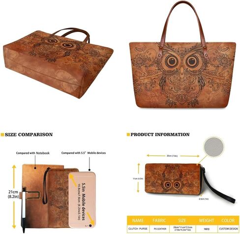 Lotusorchid Purse and Wallet Set, Large Tote and Wallet Set for Women, Lightweight Purses Set in Saudi Arabia