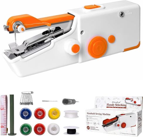 Handheld Sewing Machine, Mini Portable Electric Sewing Machine for Adult, Fast Stitch Suitable for Fabrics, Clothes, DIY Home Travel in Saudi Arabia