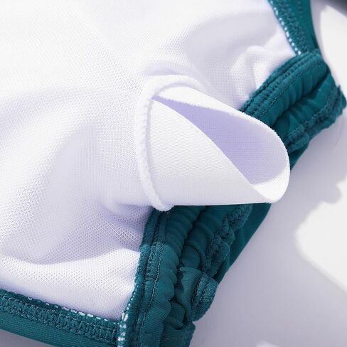 Young Girls 2 Piece Bikini Set Ruffles Swimwear with Adjustable Strap Tropical Striped Beachwear Kids Teen Bathing Suit in Kuwait