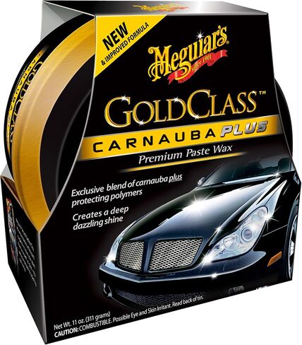 Meguiar's G7014EU Gold Class Carnauba Plus Premium Paste Car Wax 311G in Kuwait