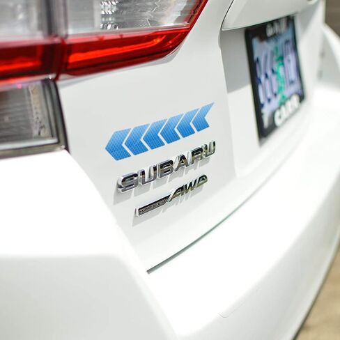 Arrow Reflective Stickers for Car, 24PCS Safety Warning Stripe Adhesive Decals, Night Visibility Diamond Grade Reflective Decoration for Bumper, Universal for Car, Truck, Motorcycle, Bicycle in Saudi Arabia