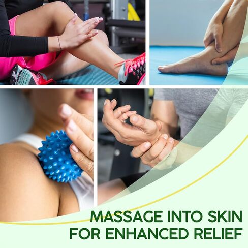Ebanel Menthol Arnica Gel Pain Relief Cream with Hemp Oil, Emu Oil, MSM, Camphor, Vitamin B6, Boswellia, Bruise Cream Muscle Rub for Arthritis, Strains, Sprains, Joint Pain in Saudi Arabia