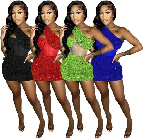 المرأة المثيرة أنيقة bodycon فستان الحفل النادي ليلة الحفر الساخنة الحفر المصغرة ملابس النادي in Kuwait