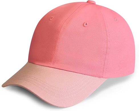 Kids Baseball Cap Adjustable Washed Cotton Baseball Cap Toddler Baseball Summer Hat for Boys Girs 3-16T in Saudi Arabia