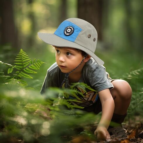 Kids Waterproof Bucket Hat UPF 50+ Quick-Drying Sun Hat Toddler Wide Brim Summer Beach Hats for Boys Girls Children 2-8 Years in Saudi Arabia