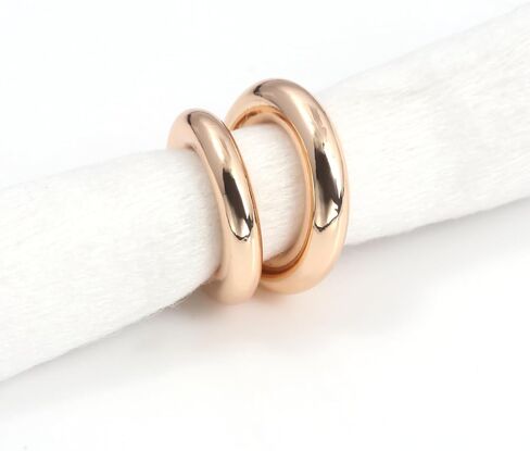 Minimalist Huggie Ear Cuffs Earrings Non Piercing - Clip on Cartilage Wrap Tubular Open Hoop Fake Earrings - Dainty Statement Earring Pair Trendy Jewelry Gift for Women Men in Kuwait