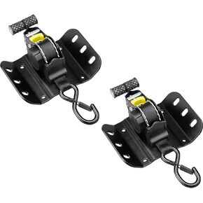 2PCS Retractable Ratchet Straps - Compatible with 2015-2025 Ford F150 RetractableTie Down Straps 10 Feet Replacement for 2015-2025 Ford F-150 Accessories