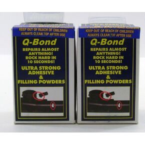 Q Bond Repair Kit Small Quick Bonding Adhesive 2 Pack