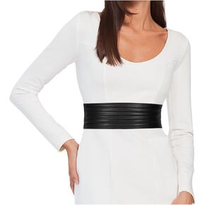 VONMELLI Elastic Wide Belts for Women Dresses Leather Waist Corset Belt Women Fashion Stretch Ladies Belt