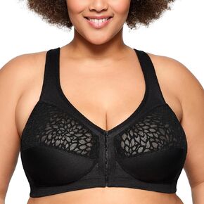 Glamorise Women's MagicLift Racerback Bra Wirefree 1206