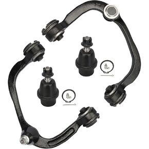 DRIVESTAR K80306 K80308 K80149 4PCS Front Suspension Kit, Upper Control Arm Ball Joint Assembly and Lower Ball Joints, fit 2004-2008 for Ford F150, 2006-2008 for Lincoln Mark LT