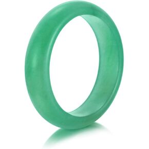 Natural Jade Bangle Feng Shui Jadeite Bangle Bracelet Good Luck Jewelry Birthday Valentine's Day Mother's Day Gifts for Women Her Mom Grandma