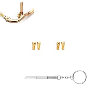 Sunglasses Repair Kit Replacement Gold Screws Compatible with 3025 and Screwdriver