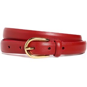 Anderson's Women's Skinny Soft Grained Leather Belt