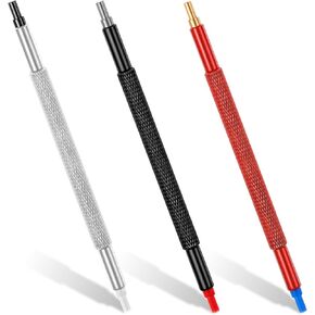 3 Pcs Watch Hand Press Tool, Watch Hand Removal Tool Crystal Press, Metal Watch Repair Tools Cleaning Kit for Wristwatch Watchmakers Multi Hole Sizes