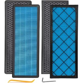 HEPA Air Filter Activated Carbon Cabin Air Filter Replacement for Tesla Model Y Accessories 2024-2020 (Set of 4 Packs)
