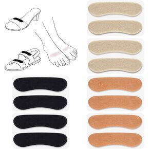6 Pair Sandal Shoe Strap Extender Heel Sandal Strap Cushion Strips Heel Grips Liner Insert for Shoes Too Big Preventing Slipping, Rubbing, Non-Slip