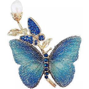 Animal Brooch for Women Rhinestone Animal Insect Brooch Pearl Pin Mother's Day Wedding Birhtday Decoration Gift for Mom Wife