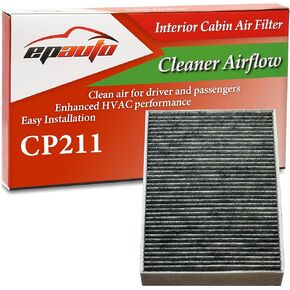 EPAuto CP211 (CF12211) Cabin Air Filter with Activated Carbon, Replacement for Audi Q5, Q7, A4, A5, Q8, RS, S, Sportback, Quattro, and e-tron – Fits Select Models 2017–2025