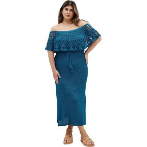 City Chic Women’s Size Dress - Callie Crochet