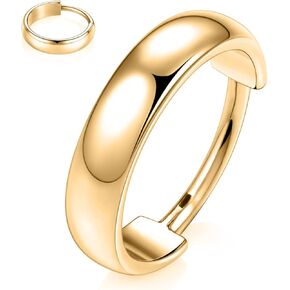 Funlmo 316L Surgical Steel Huggie حلق صغير طوق حرك الفص الخاتم الخاتم محارة الفصوص الثقب المجوهرات