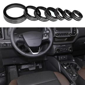 for Ford Bronco 2021 2022 2023 2024 2025 Accessories Interior Switch Knob AC Cover Aluminum Alloy Blue (not for Bronco Sport)