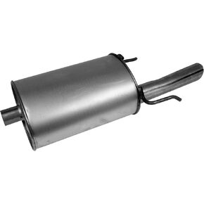Walker Quiet-Flow SS 21434 Direct Fit Exhaust Muffler 1.875" Inlet (ID) 2.5" Outlet (OD) for Jeep Liberty