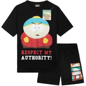 South Park Pajama Set for Men Short Lounge Set PJs Comfy Sleepwear Funny Gifts
